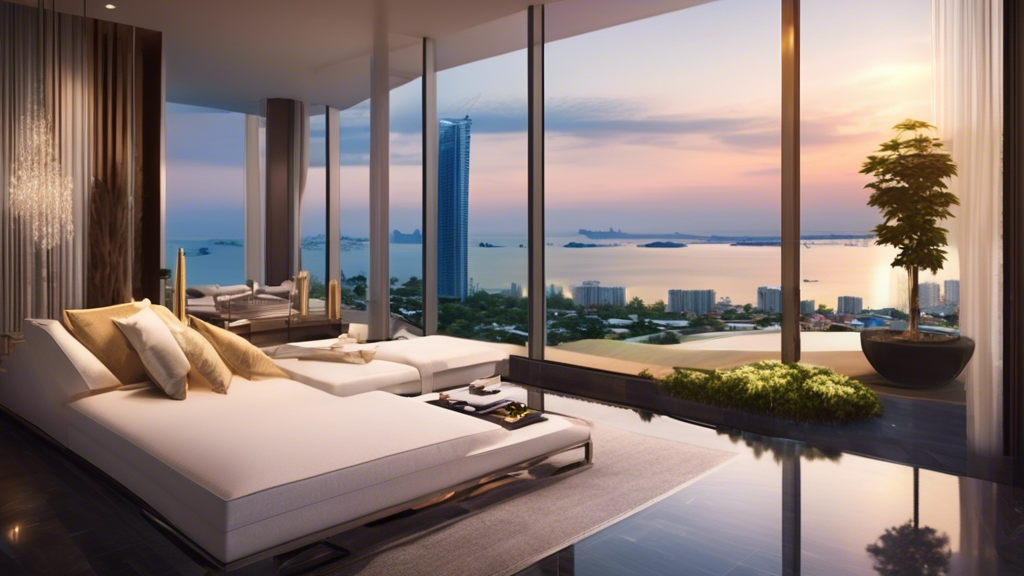 Here are some DALL-E prompts related to Pattaya Property for Sale, incorporating different aspects and desired vibes:nn**Focusing on Luxury:**nn* A breathtaking panoramic view of Pattaya Bay from the infinity pool of a luxurious modern condo, sunset, hyperrealisticn* Opulent living room interior with floor-to-ceiling windows showcasing Pattaya cityscape, minimalist design, golden hour lighting nn**Highlighting Beach Lifestyle:**nn* Charming beachfront villa in Pattaya, white sand beach, turquoise water, palm trees swaying in the breeze, idyllic and invitingn* Family enjoying sunset picnic on the balcony of their stylish Pattaya condo, ocean views, warm and inviting atmospherenn**Emphasizing Value:**nn* Modern and affordable studio apartment in Pattaya, bright and airy, minimalist furniture, ideal for young professionals or investorsn* Spacious and well-maintained house for sale in a peaceful Pattaya neighborhood, lush green garden, family-friendly atmospherenn**Abstract & Artistic:**nn* Abstract watercolor painting representing the vibrant energy of Pattaya real estate, splashes of blue, green, and gold, dynamic compositionn* Collage of architectural details from iconic Pattaya buildings, showcasing the diversity of property styles availablenn**Remember to be specific and use descriptive language in your prompt to get the best results from DALL-E!**