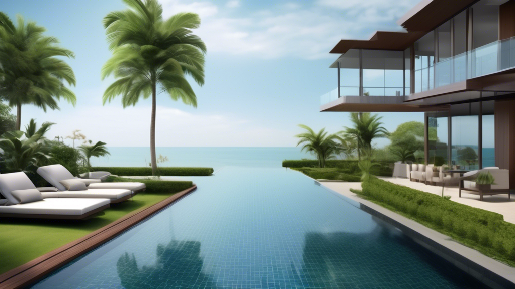 Here are a few DALL-E prompts related to Pattaya Property, aiming for variety in style and focus:nn**Option 1: Focusing on luxury and lifestyle**nn> A stunning panoramic view of Pattaya Bay from a modern, infinity pool overlooking lush tropical gardens. A luxurious condominium with sleek architecture rises in the background. nn**Option 2: Highlighting a specific property type**nn> A charming, modern Thai-style villa in Pattaya with a red tile roof, surrounded by vibrant tropical flowers and a sparkling blue pool. Sunlight streams through palm trees, creating dappled shade. nn**Option 3: Conveying the vibrant energy of Pattaya**nn> A bustling street scene in Pattaya, Thailand. Street food vendors, colorful tuk-tuks, and people walking past modern apartment buildings with balconies overflowing with plants.nn**Option 4: Abstract and artistic approach**nn> Abstract watercolor painting depicting the vibrant energy of Pattaya. Swirls of blue representing the ocean, warm oranges and yellows for the sun, and splashes of green for the lush vegetation.nn**Remember:** You can tailor these prompts even further by adding specific details about the type of property, architectural style, mood, or atmosphere you want to capture.