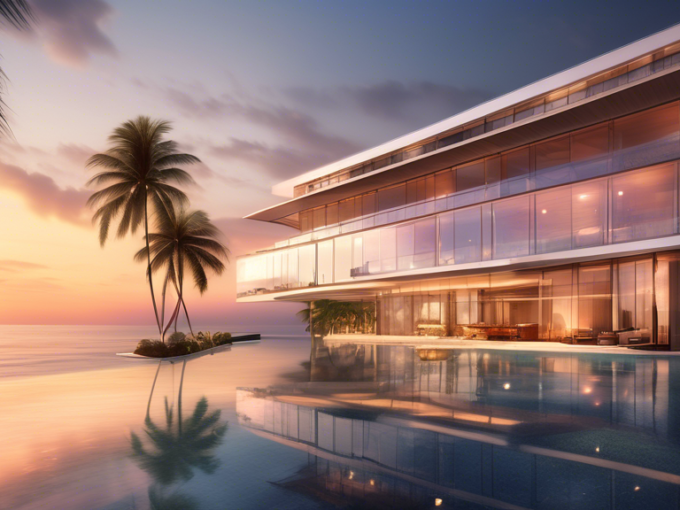 Here's a DALL-E prompt for an image related to this article:nnA luxurious beachfront condominium in Pattaya, Thailand, with modern glass architecture, palm trees, and a stunning infinity pool overlooking the ocean at sunset. The PBRE logo is subtly visible on a sign near the entrance.